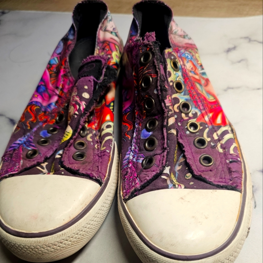 Ed Hardy Sneakers Mermaid